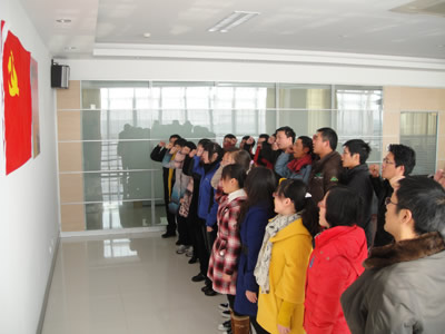 我公司召開2011年預備黨員轉正會議