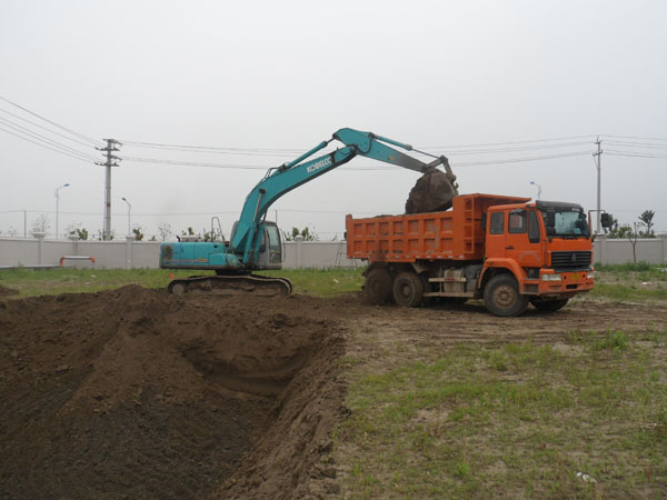 江蘇海新船務重工有限公司空壓機房開工