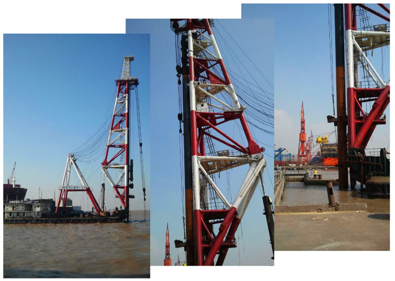 南通糧油碼頭接運有限責(zé)任公司碼頭加固改造工程鋼管樁沉樁工作圓滿完成