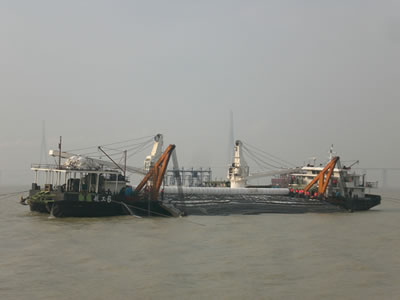 新通海沙南通開發區下段岸線綜合整治工程順利開工