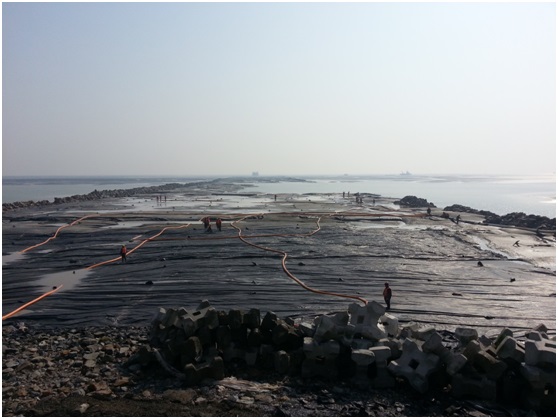 通州灣項目如期復工，現(xiàn)場士氣高昂